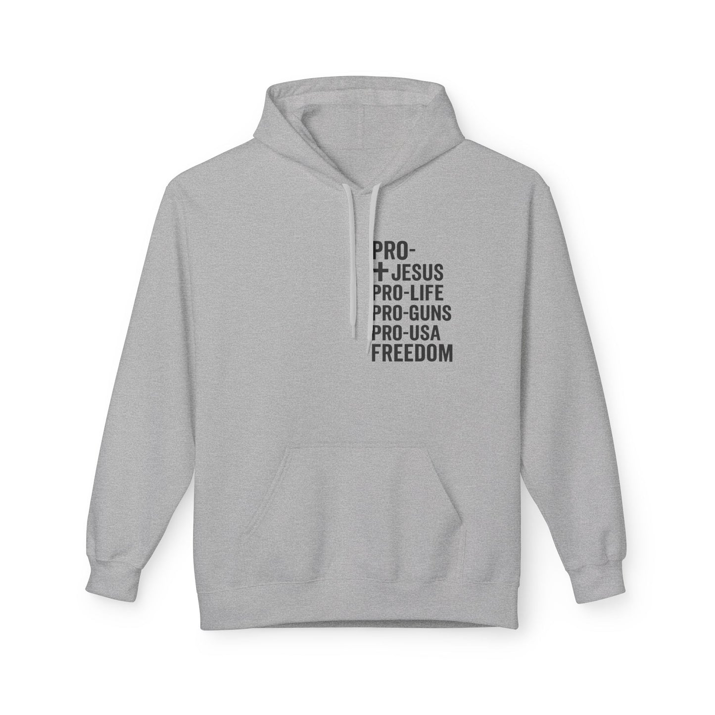Hoodie with Freedom Design - Unisex