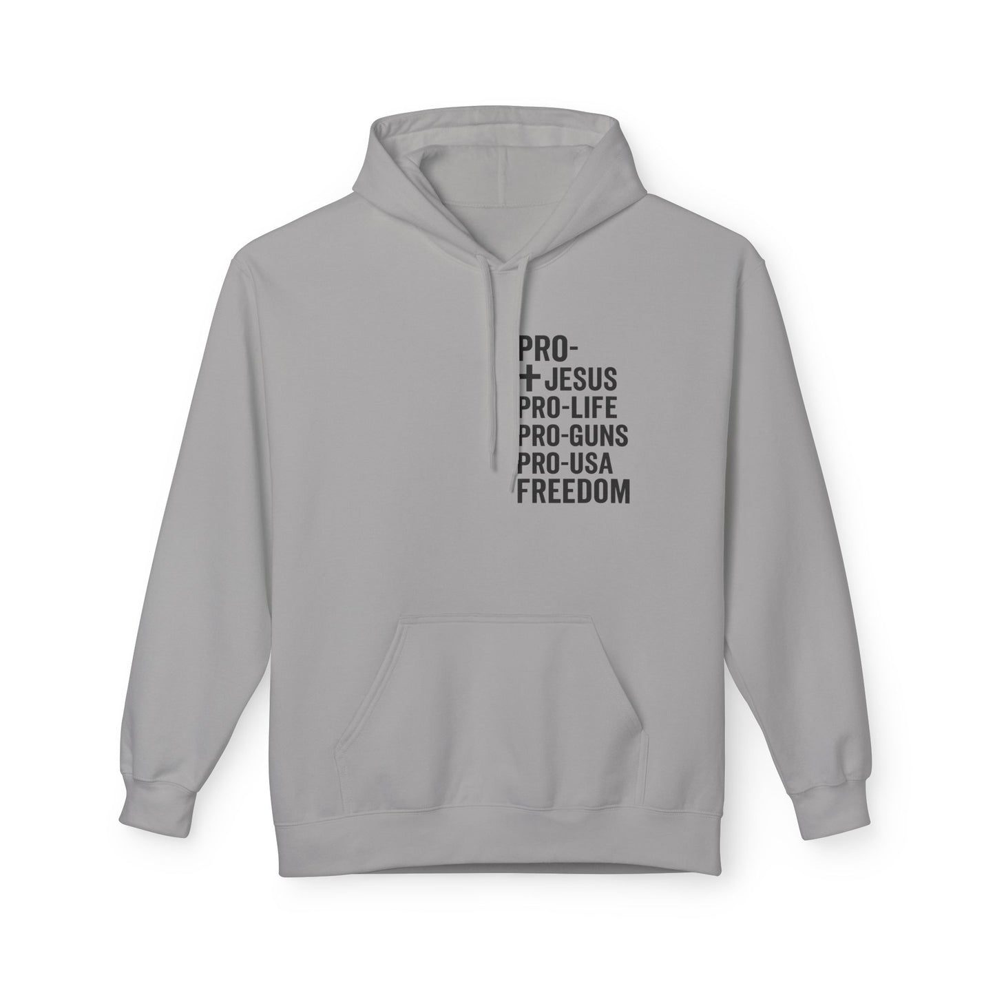 Hoodie with Freedom Design - Unisex
