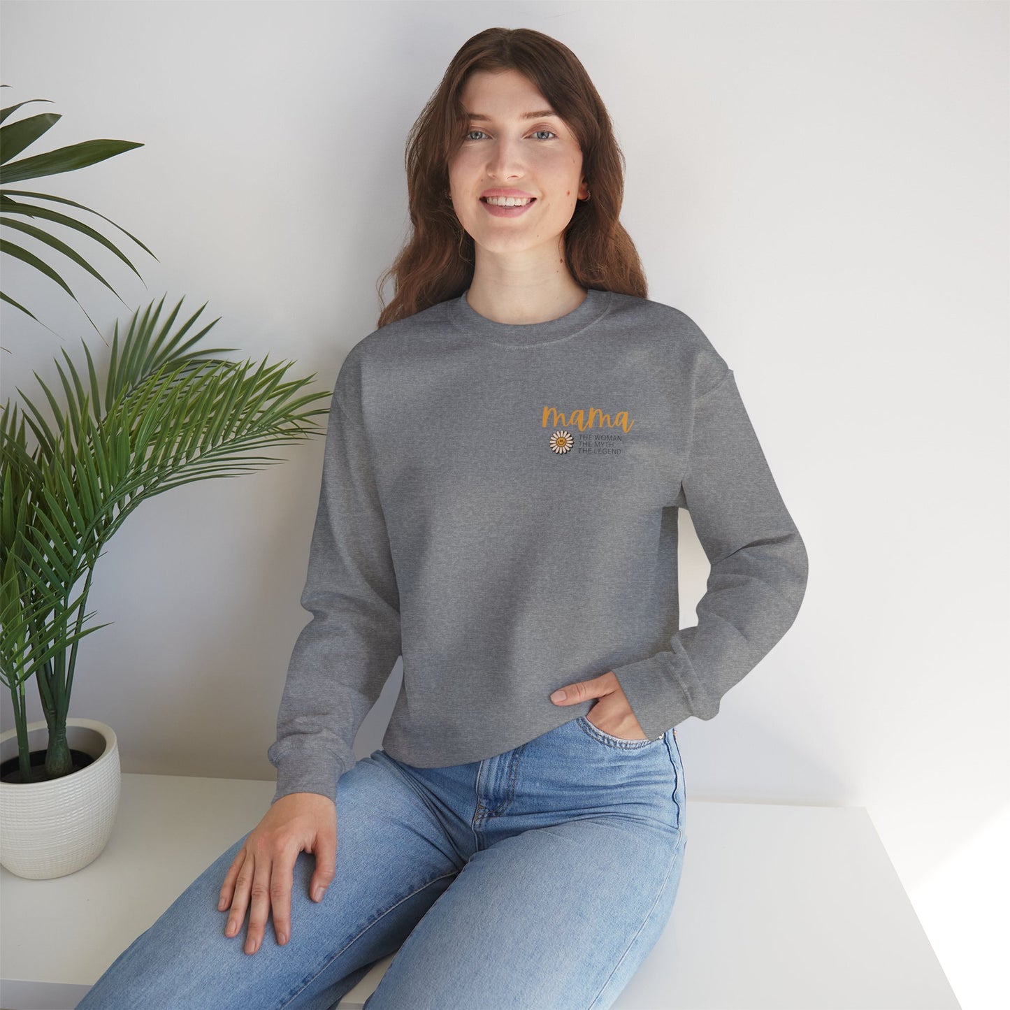 Mama Unisex Heavy Blend™ Crewneck Sweatshirt