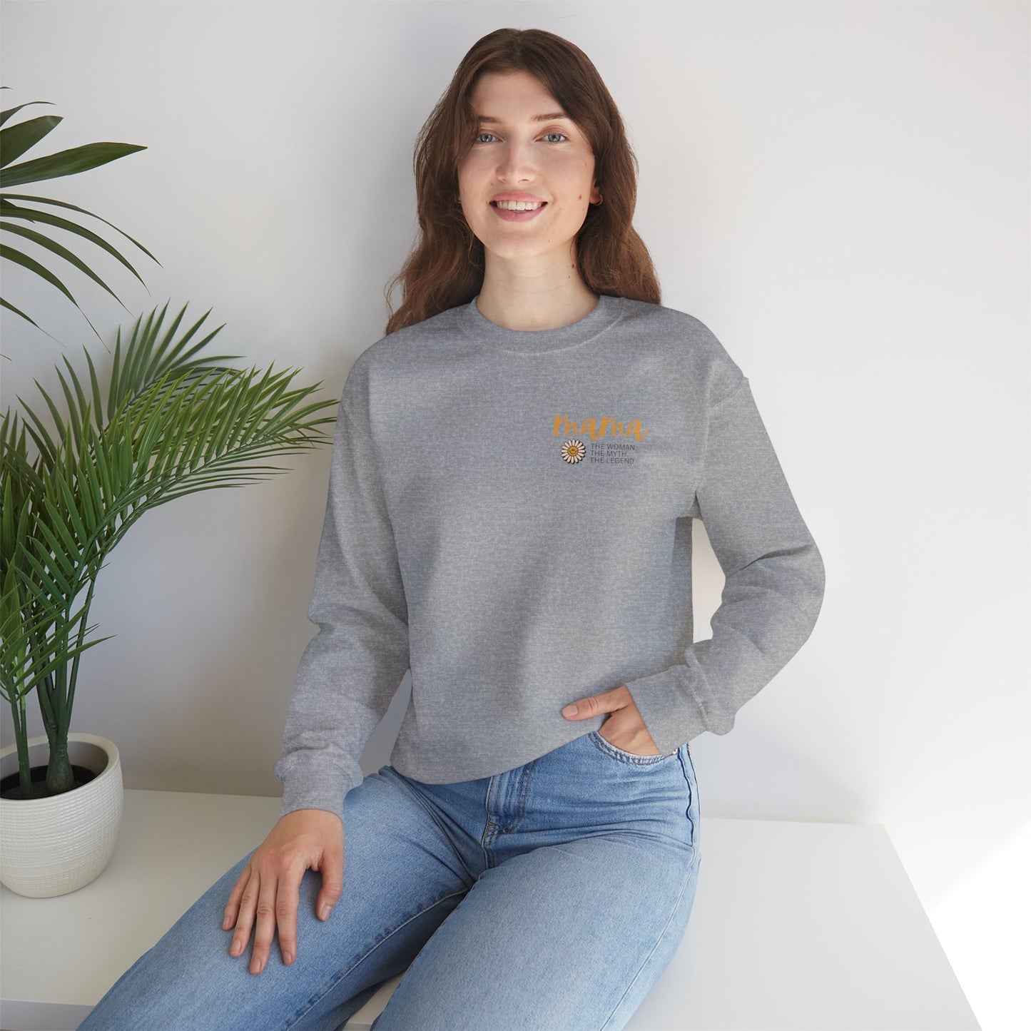 Mama Unisex Heavy Blend™ Crewneck Sweatshirt