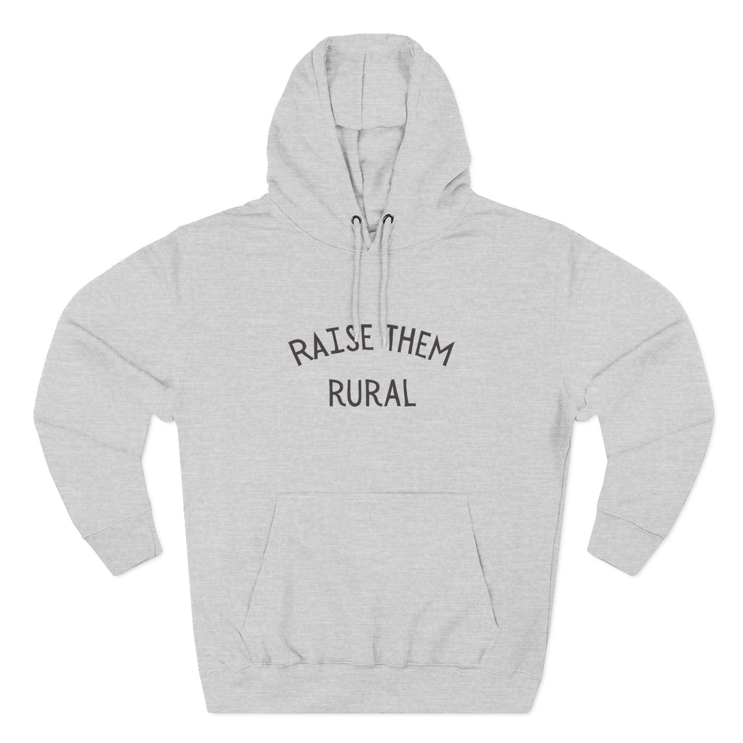 Raise them Rural Three-Panel Fleece Hoodie