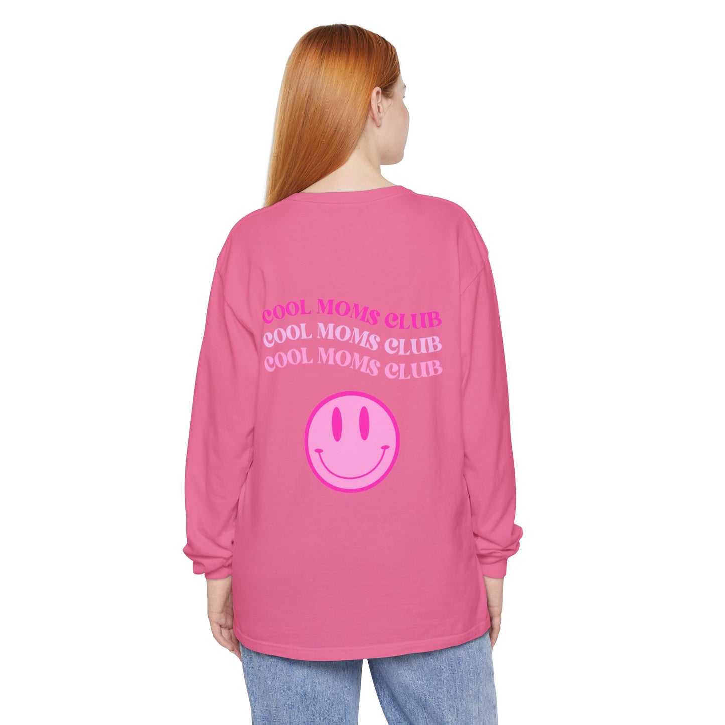 Cool Moms Club Unisex Garment-dyed Long Sleeve T-Shirt