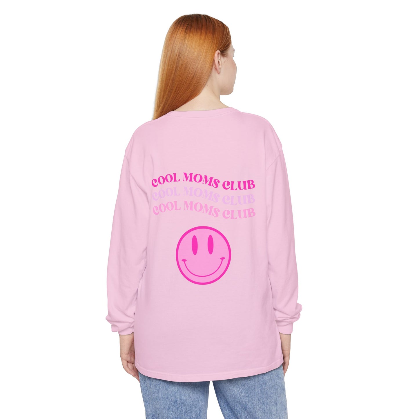 Cool Moms Club Unisex Garment-dyed Long Sleeve T-Shirt