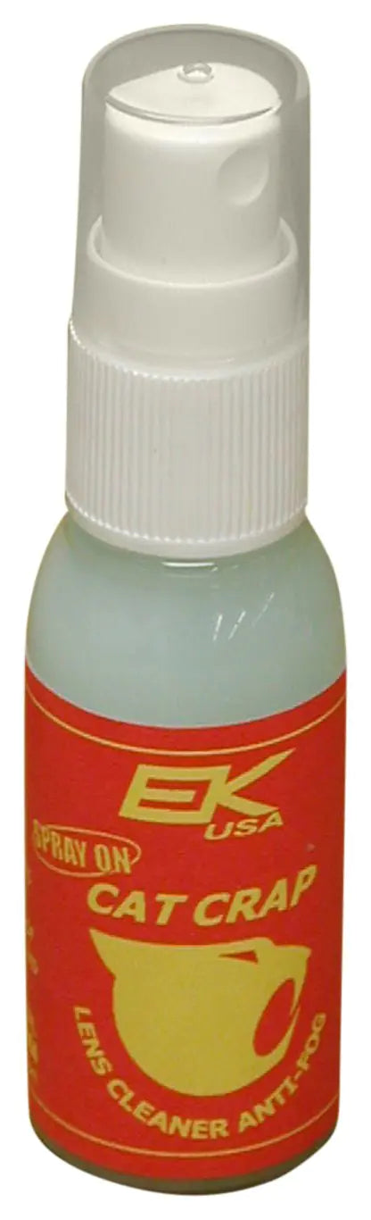 USA Cat Crap Multi-Use Anti-Fog Spray for any Optics Coatings Eyeglass Lens Cleaner Spray On - 1 Ounce Bottle